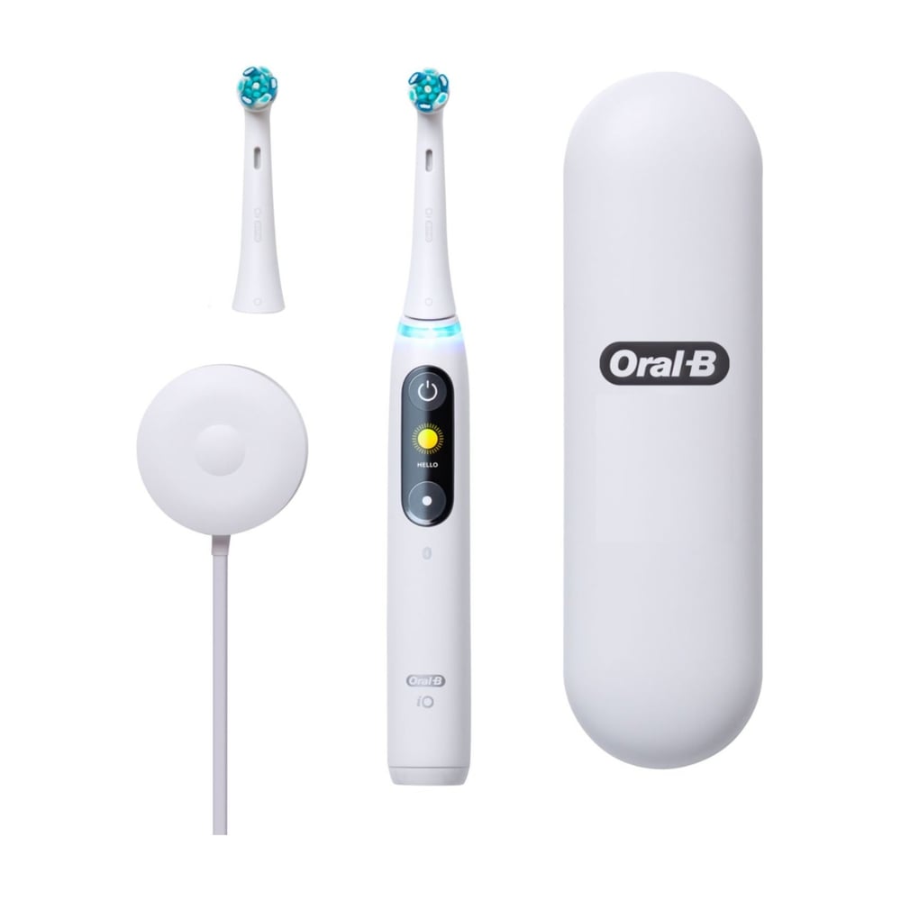 Oral-b Io Series Patient Starter Kit Electric Toothbrush With 1 Replacement Brush Heads, White Alabaster Oral-b Io Series Patient Starter Kit Electric Toothbrush With 1 Replacement Brush Heads, White Alabaster