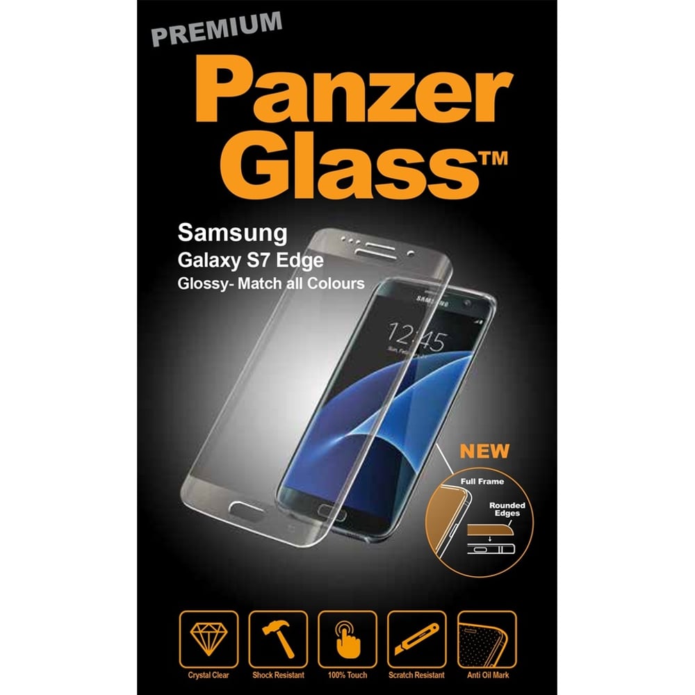 Panzerglass 1053 Premium Tempered Glass Screen Protector For Samsung Galaxy S7 Edge Glossy
