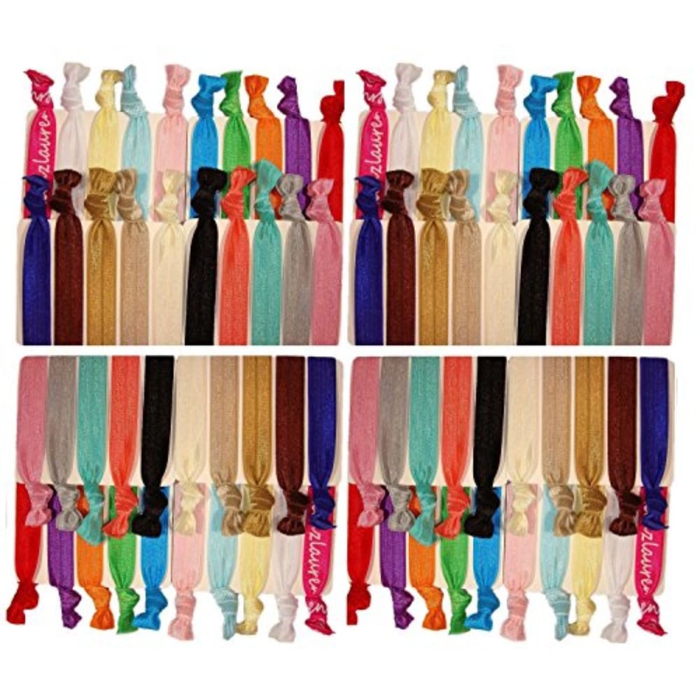 Kenz Laurenz 00 Hair Ties No Crease Ribbon Elastics Ouchless Ponytail Holders Hair Bands - 00 Hair Ties-Solids Kenz Laurenz 00 Hair Ties No Crease Ribbon Elastics Ouchless Ponytail Holders Hair Bands - 00 Hair Ties-Solids