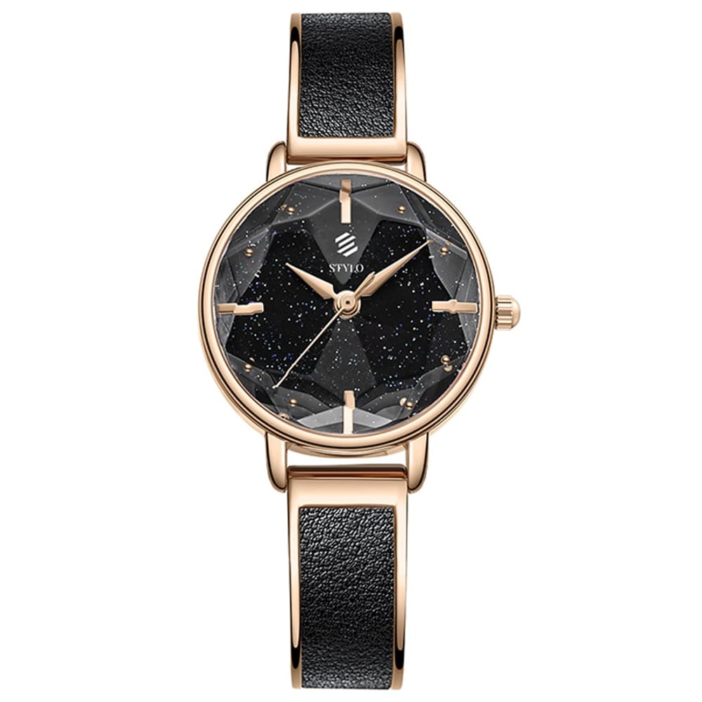 Stylo Women's Analog Black Dial Watch - S20505-rbbb Stylo Women's Analog Black Dial Watch - S20505-rbbb