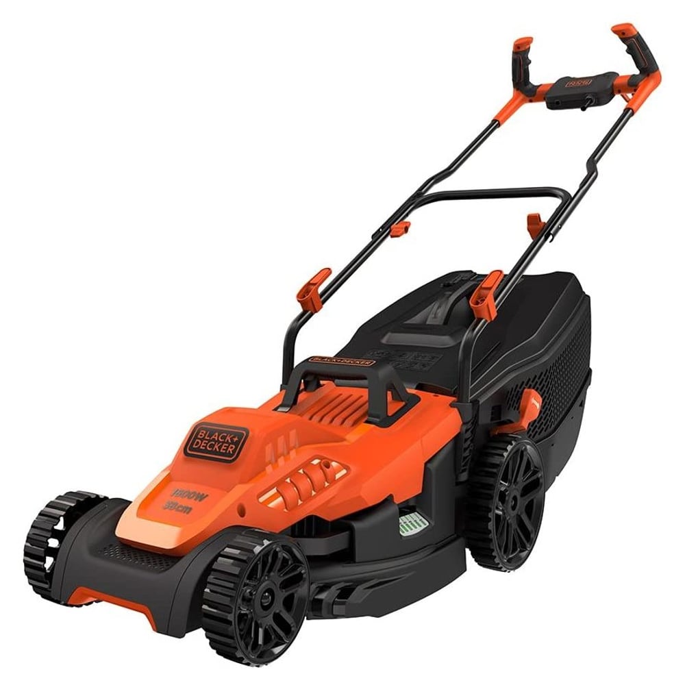 Black and Decker BEMW471BH-GB Lawn Mower With Bike Handle 1600W Black and Decker BEMW471BH-GB Lawn Mower With Bike Handle 1600W