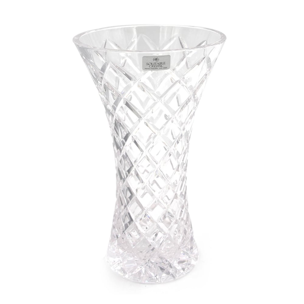 Solitaire Crystal Vase Diamond 22.3cm