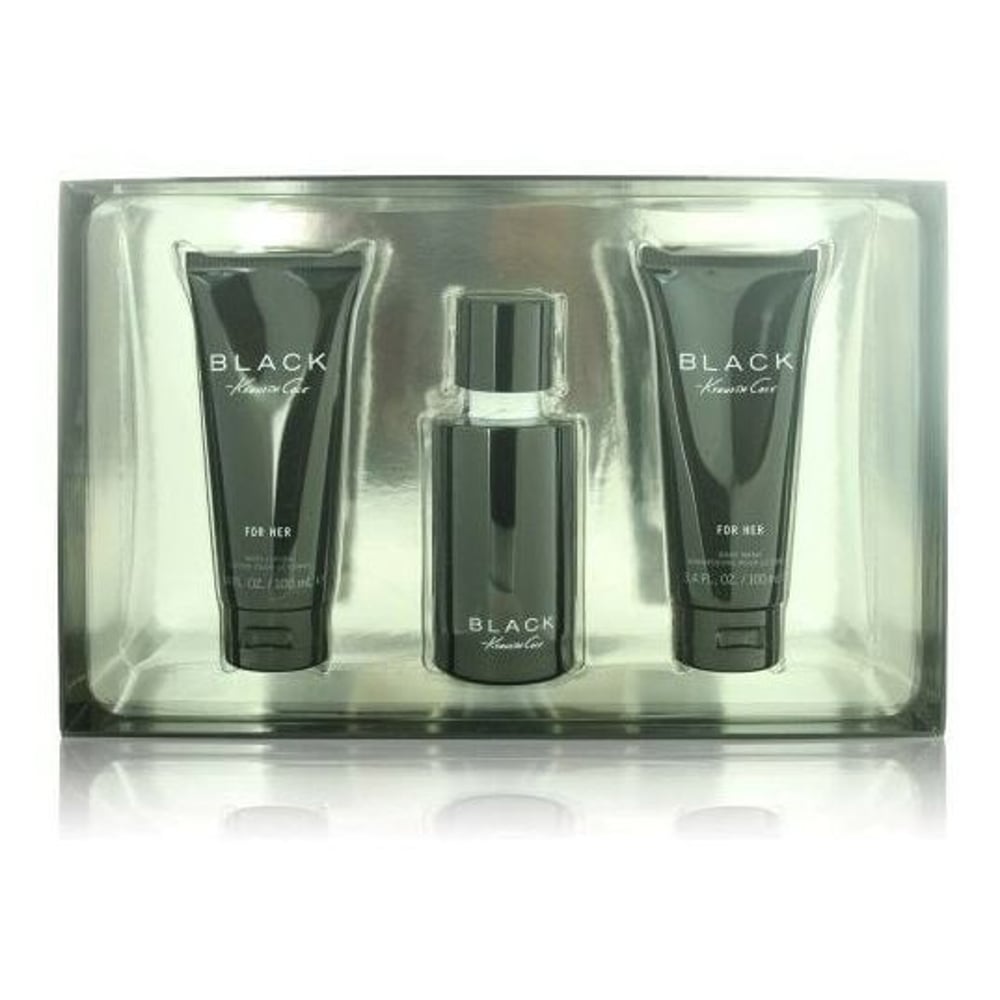 Kenneth Cole Black Gift Set For Women (Black 100ml EDP + 100ml Body Lotion + 100ml Shower Gel) Kenneth Cole Black Gift Set For Women (Black 100ml EDP + 100ml Body Lotion + 100ml Shower Gel)