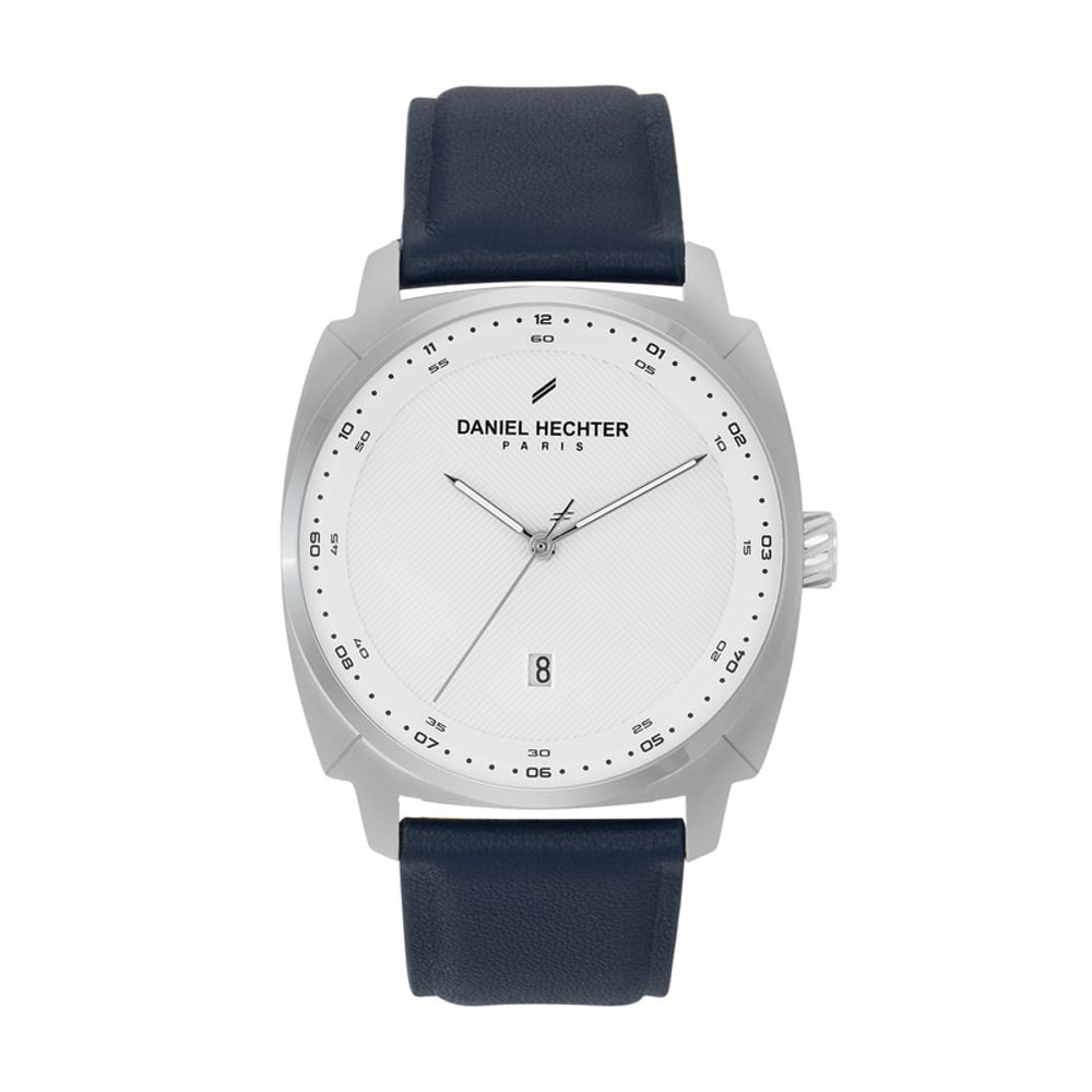 Daniel Hechter Carr Poseidon Blue genuine Leather Mens Watch Daniel Hechter Carr Poseidon Blue genuine Leather Mens Watch