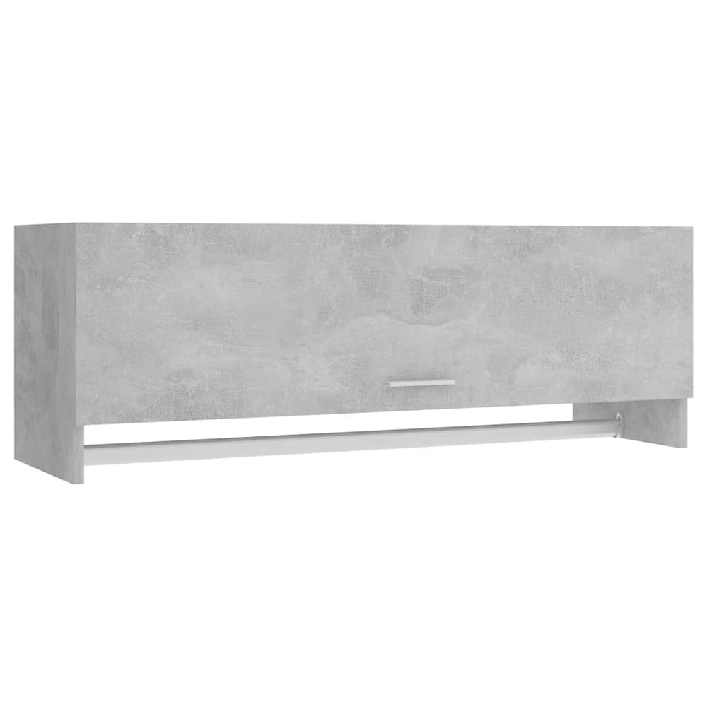 Vidaxl Wardrobe Concrete Grey 100x32.5x35 Cm Engineered Wood