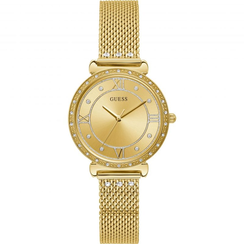 Guess Jewel Gold Stainless Steel Analog Watch For Women - W1289L2 Guess Jewel Gold Stainless Steel Analog Watch For Women - W1289L2