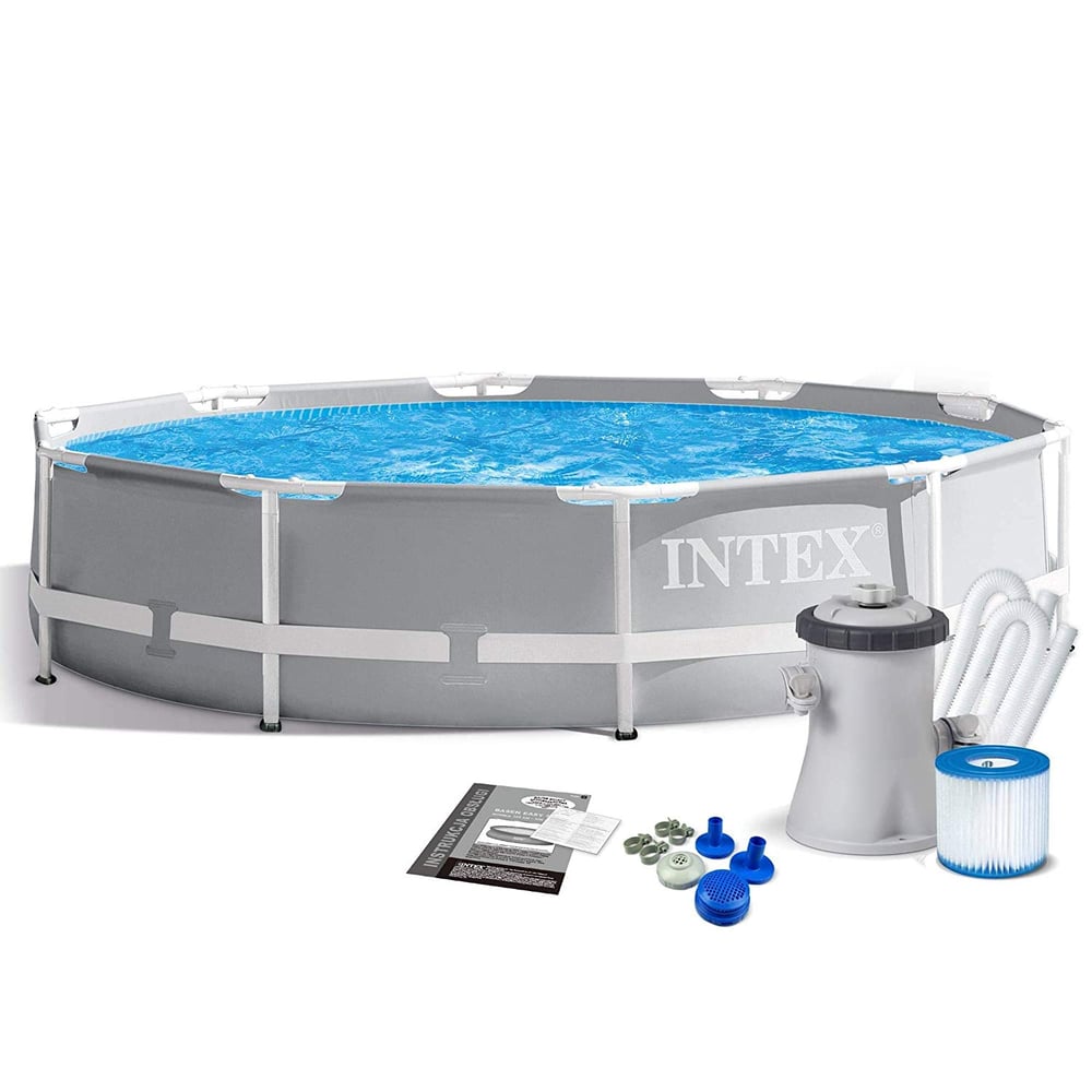 Intex 10ft x 30inch Prism Frame Pool Set Intex 10ft x 30inch Prism Frame Pool Set