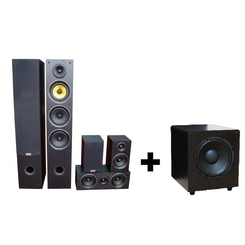 Taga Audio TAV506V2 Wenge + Vigor SW8 V2 Black Home Theater System Taga Audio TAV506V2 Wenge + Vigor SW8 V2 Black Home Theater System