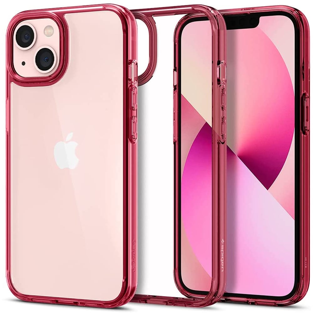 Spigen Ultra Hybrid Designed For Iphone 13 Case Cover - Red Crystal Spigen Ultra Hybrid Designed For Iphone 13 Case Cover - Red Crystal