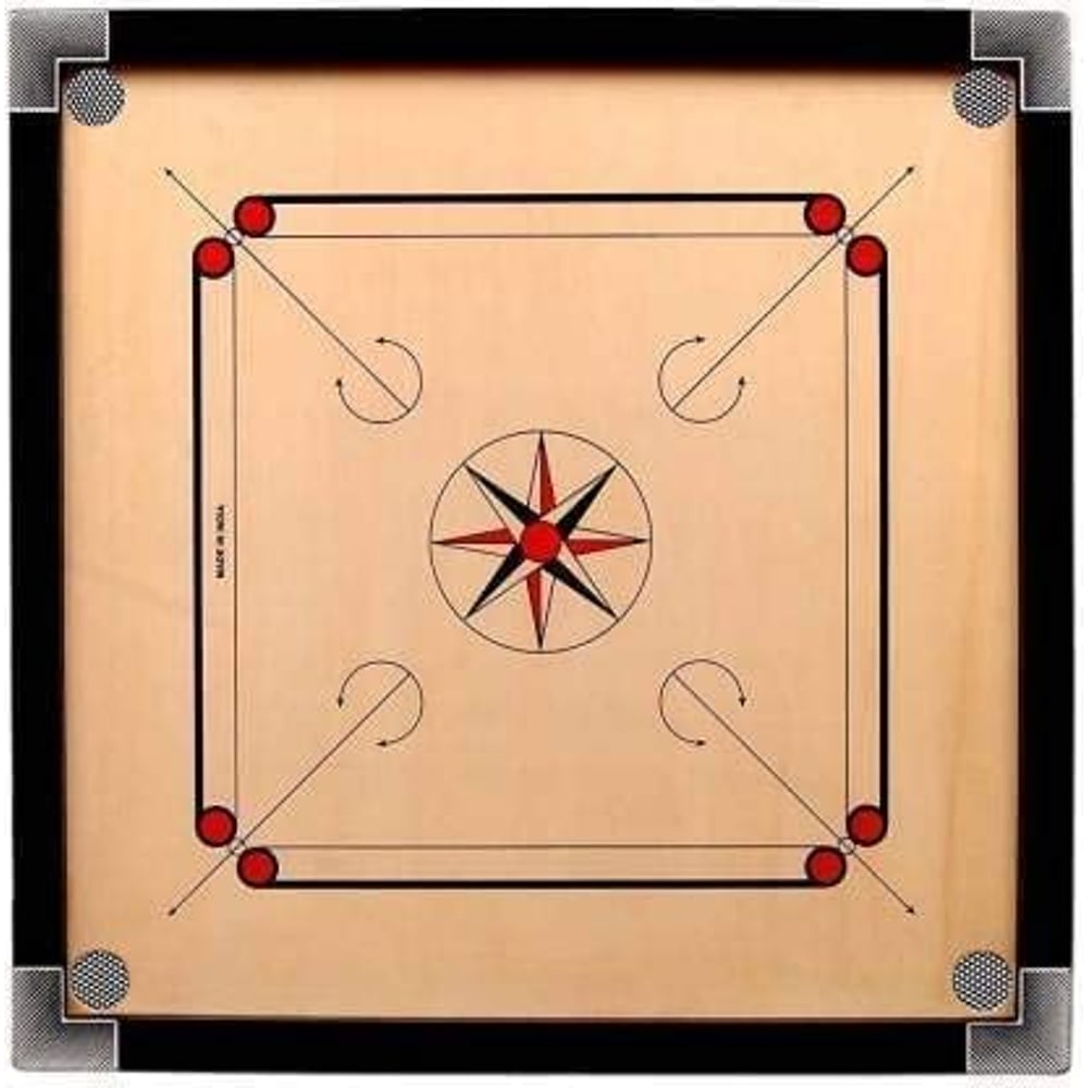 ULTIMAX Carrom Board Indoor Board Game Wooden Carrom board with Wooden coins- 3232 ULTIMAX Carrom Board Indoor Board Game Wooden Carrom board with Wooden coins- 3232