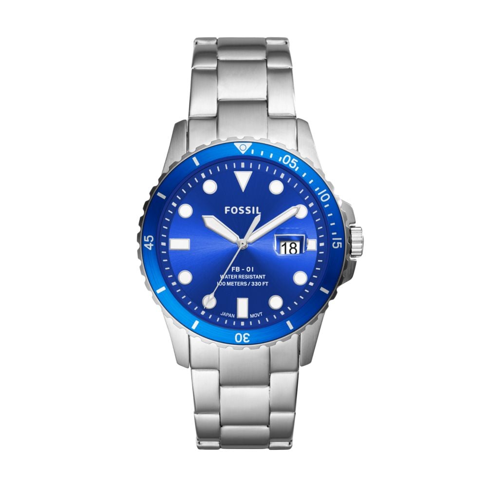 Fossil  FB-01 Silver Stainless steel Men Watch FS5669
