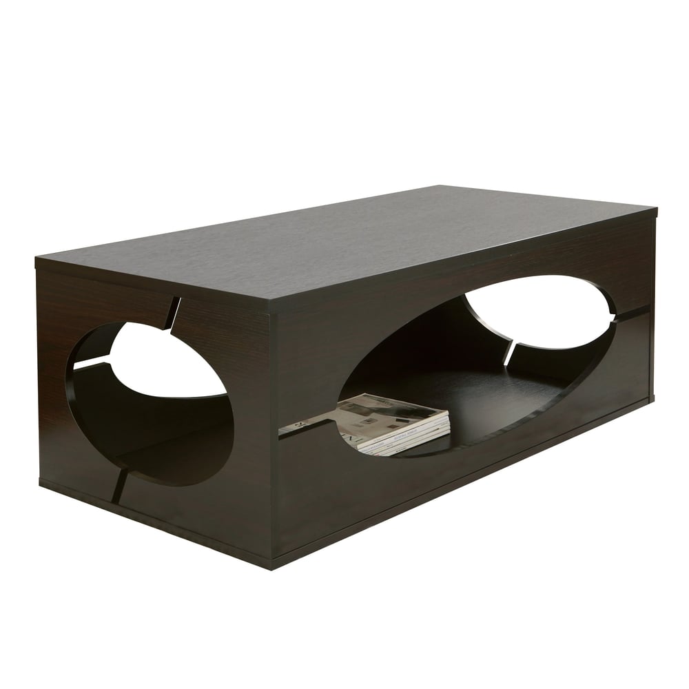 Asghar Furniture - Nolan Brown Coffee Table - Brown Asghar Furniture - Nolan Brown Coffee Table - Brown