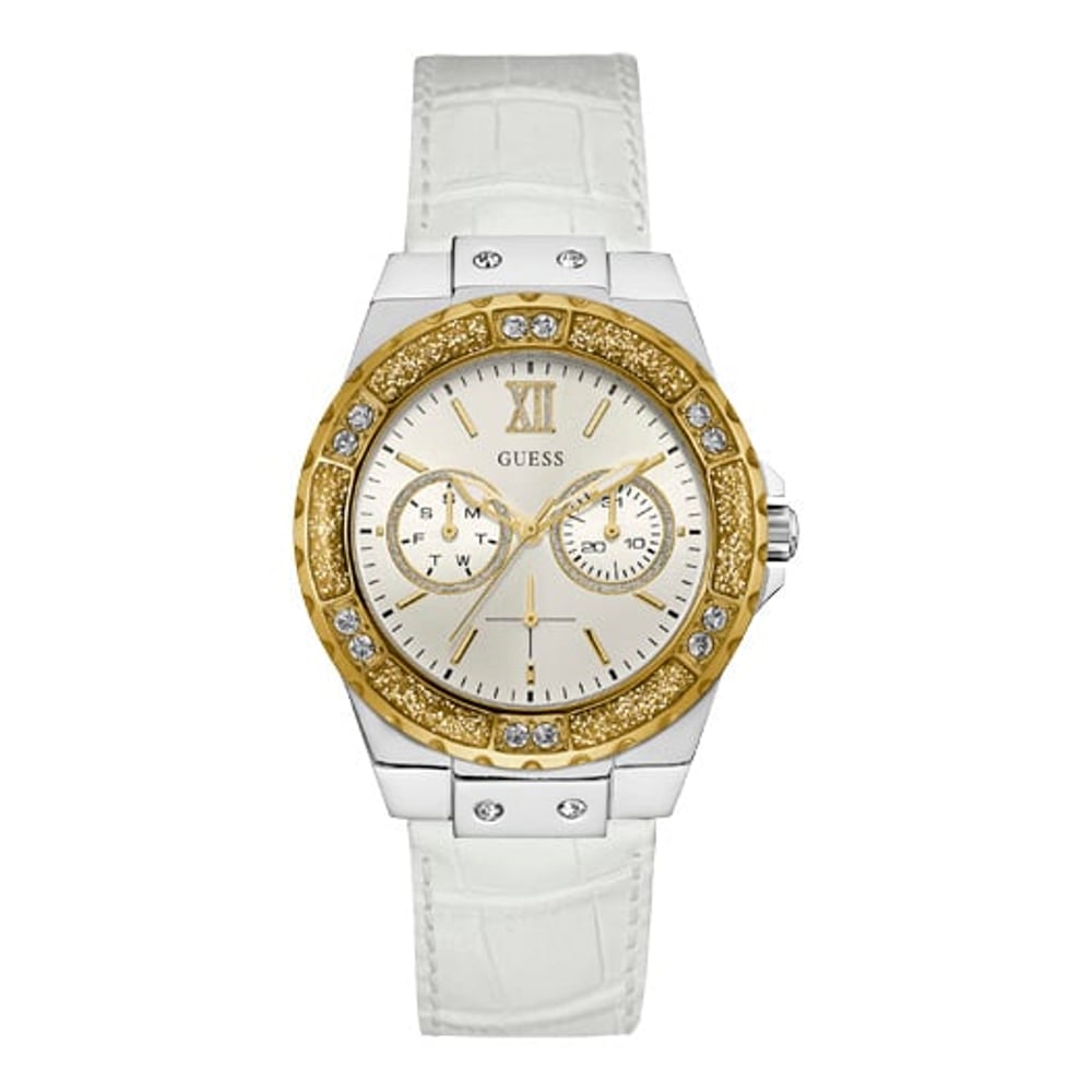 Guess LIMELIGHT Ladies Genuine Leather Watch W0775L8