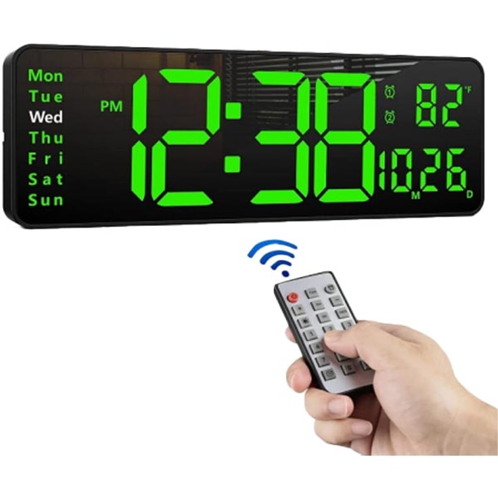 Budi DS-6626 Multicolour LED Wall Clock Budi DS-6626 Multicolour LED Wall Clock