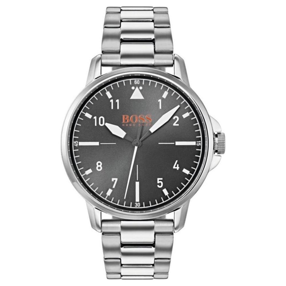 Hugo Boss Chico Watch For Men with Silver Metal Bracelet