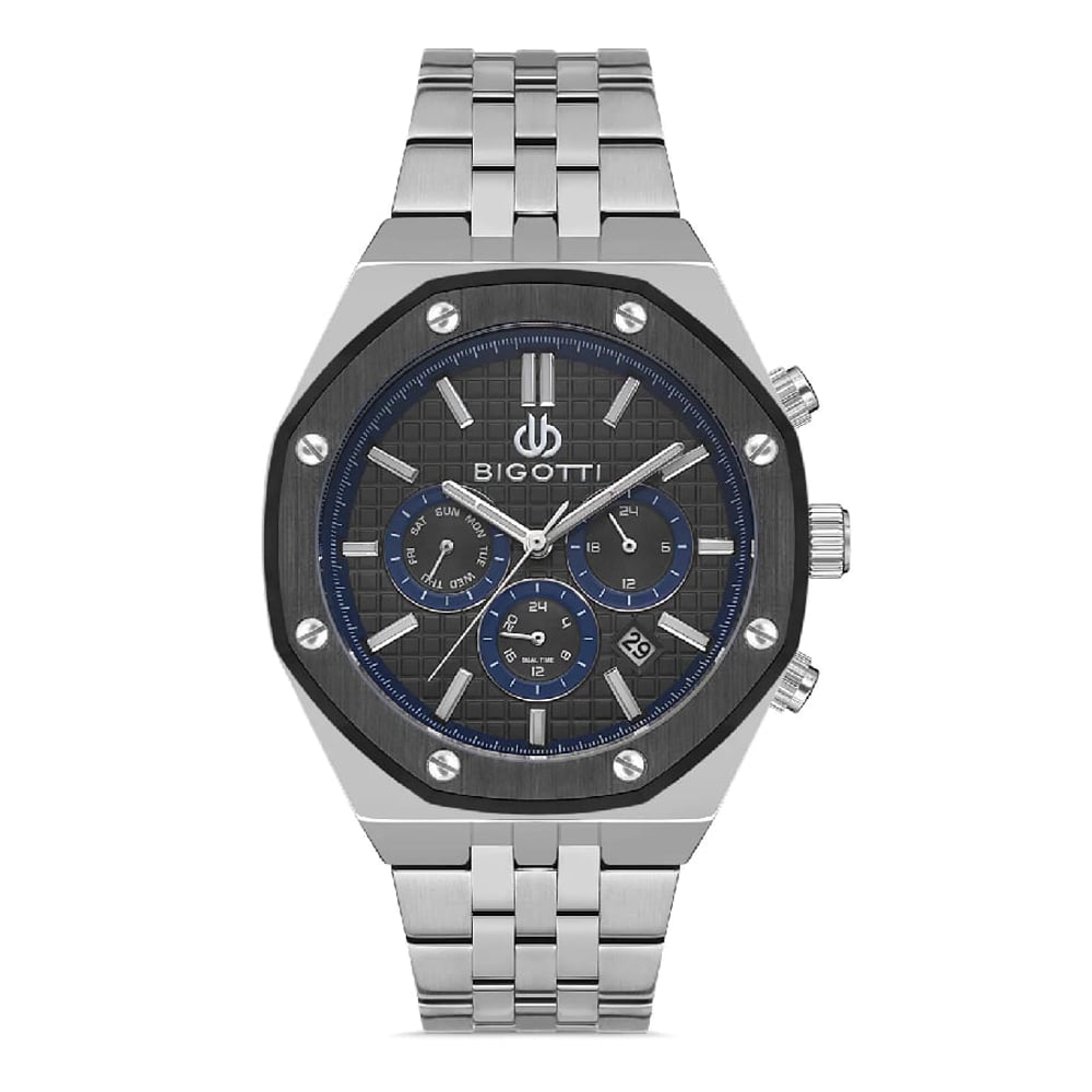 Bigotti Milano Mens Stainless Steel Strap Watch - Bg.1.10332-2