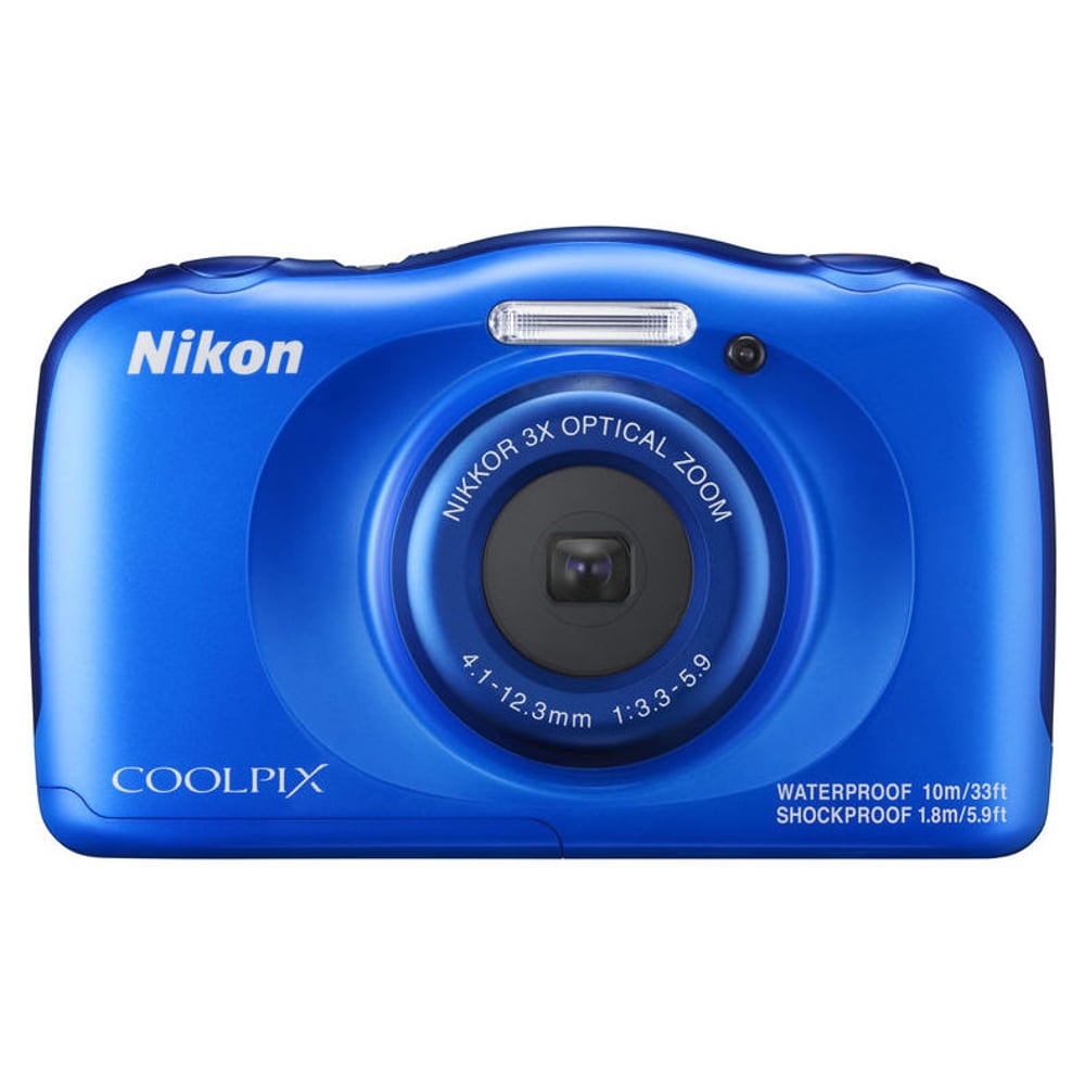Nikon Coolpix W100 Digital Camera Blue