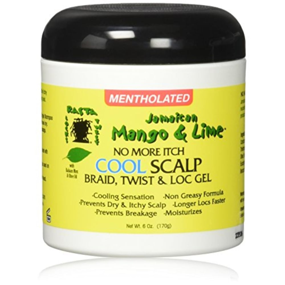 Jamaican Mango And Lime No More Itch Cool Scalp Braid Twist And Lock Gel, 6 Ounce