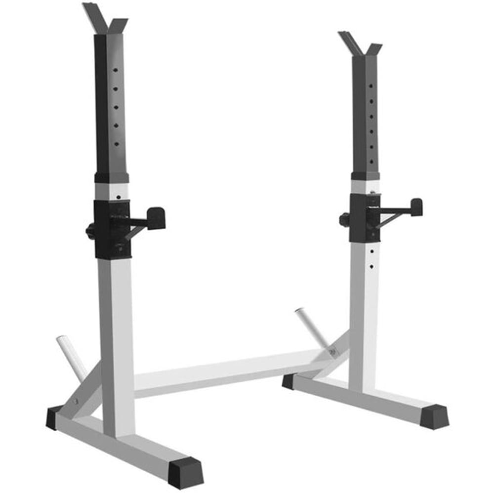 H Pro Squat Rack Bench Press Men's Fitness Barbell Rack Multifunctional Shelf Adjustable Bracket Home Indoor Gym Strength Training Stand Squat Rack Weight Lifting Equipment