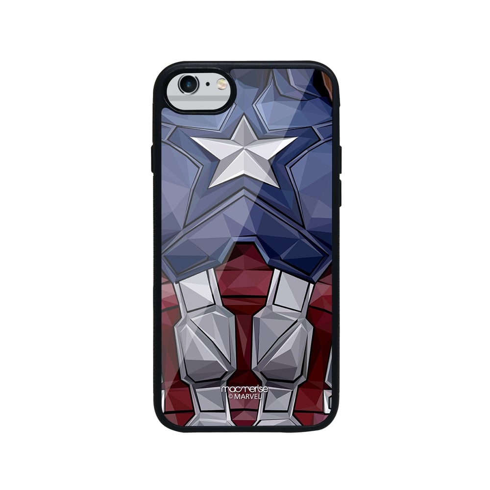 Captain America Vintage Suit - Glass Case for iPhone 6