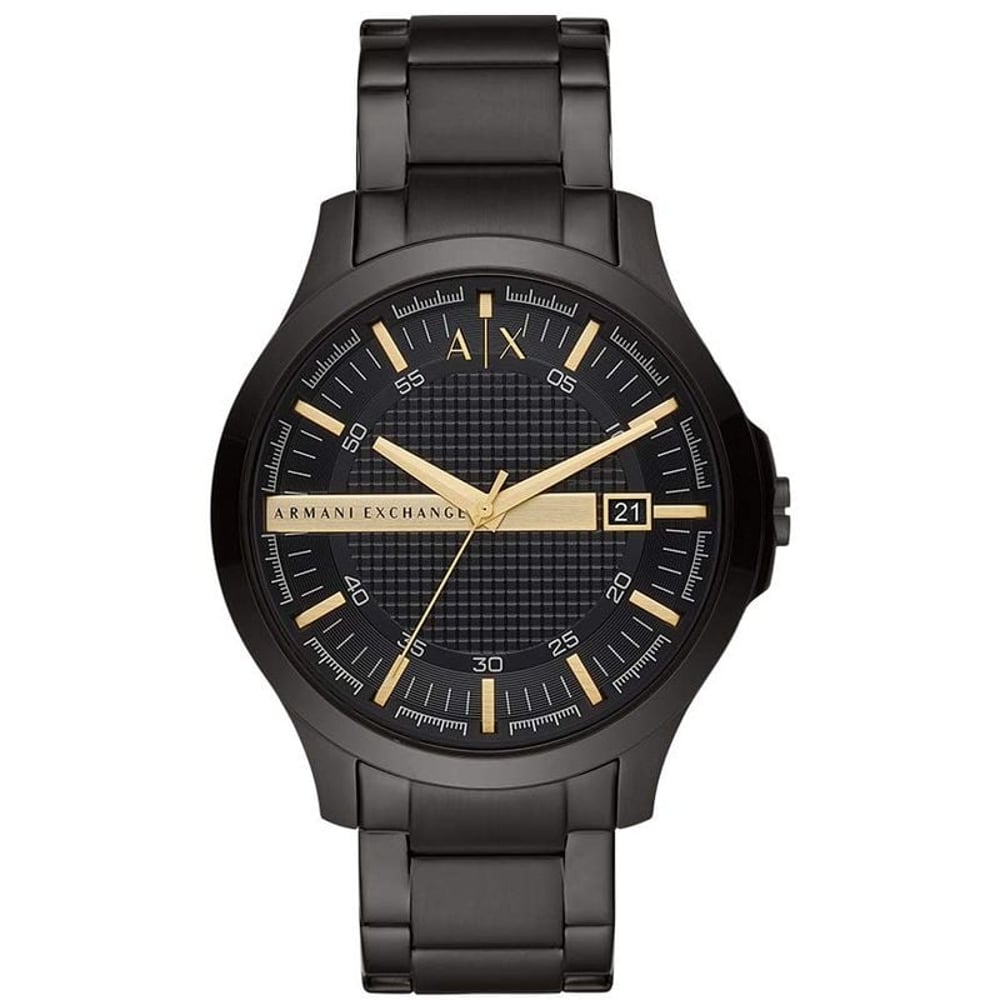 Armani Exchange Hampton Black Stainless Steel Analog Men Watch AX2413