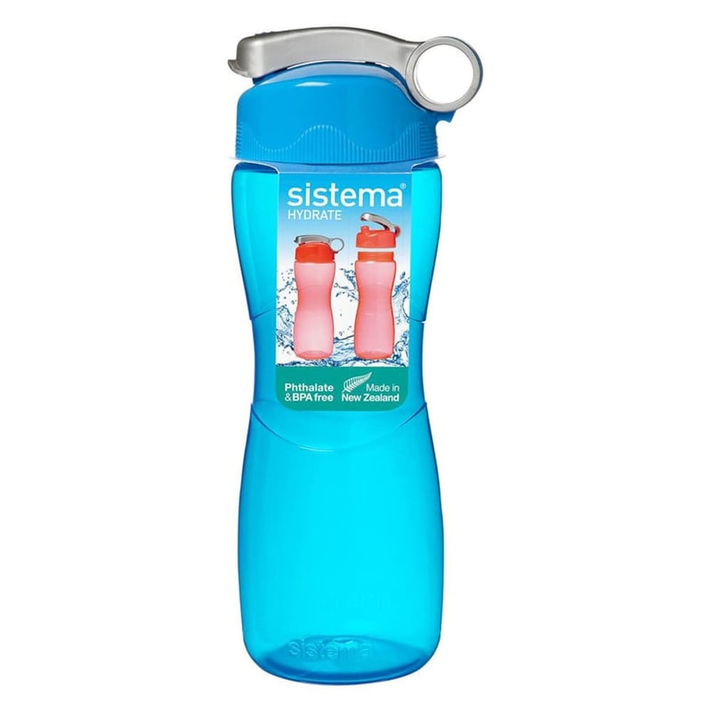 Sistema Hourglass Water Bottle 645 ML Blue