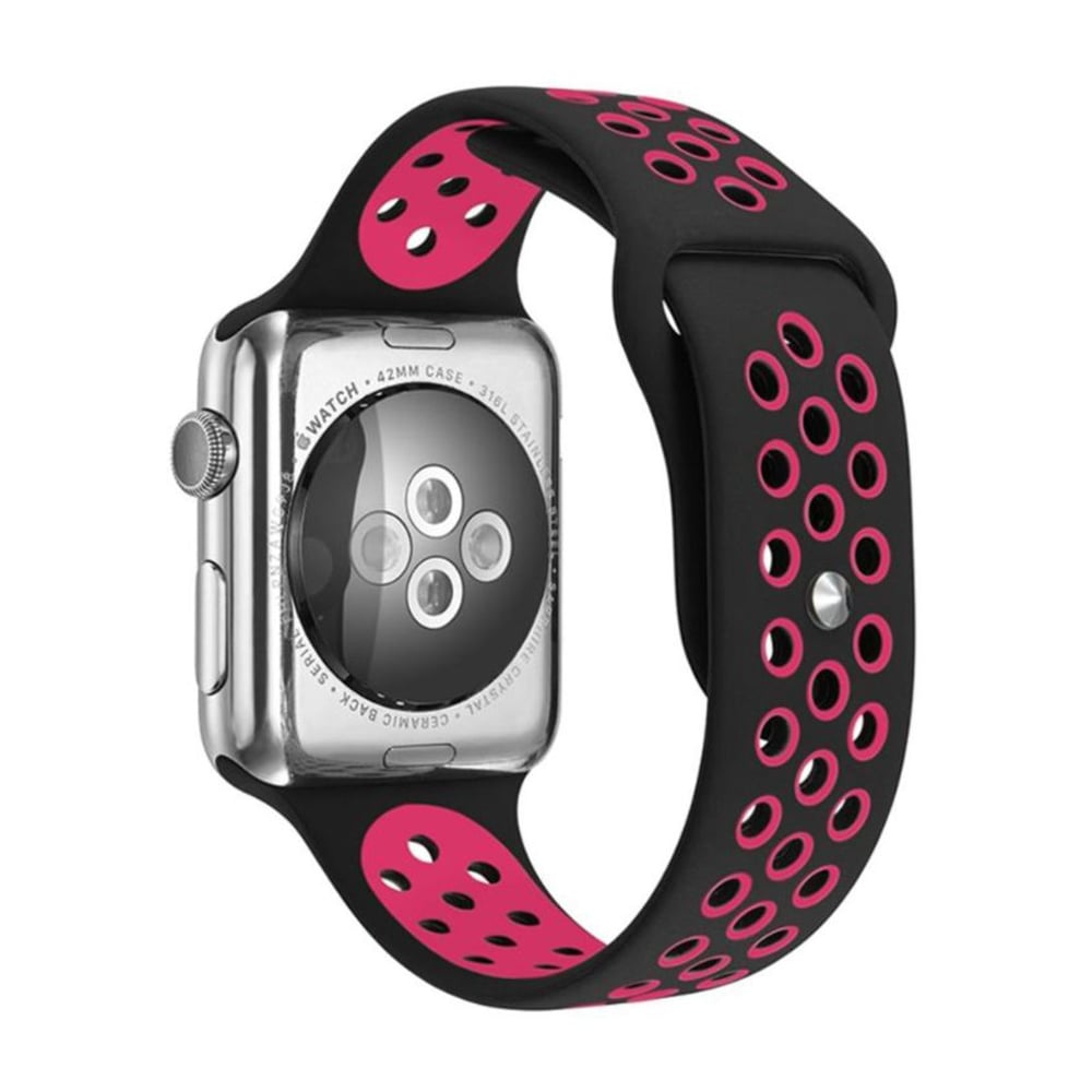 Dot Replacement Band For Apple Watch Series 5/4/3/2/1 42 - 44millimeter Black/Pink Dot Replacement Band For Apple Watch Series 5/4/3/2/1 42 - 44millimeter Black/Pink