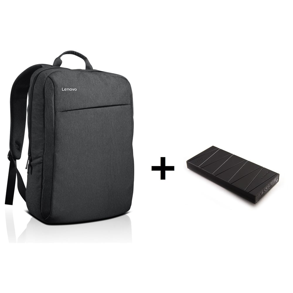 Lenovo GX40L68656 B200 Casual Backpack 15.6inch Darker Charcoal + GXV0J50547 PB500 Power Bank 10000mAh Lenovo GX40L68656 B200 Casual Backpack 15.6inch Darker Charcoal + GXV0J50547 PB500 Power Bank 10000mAh
