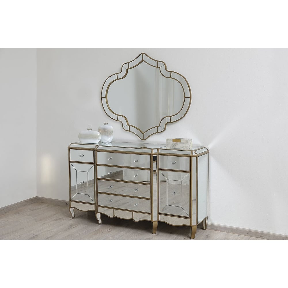 Pan Emirates Hammons Sideboard With Mirror Pan Emirates Hammons Sideboard With Mirror
