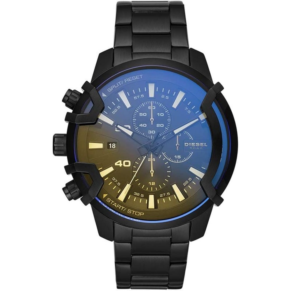 Diesel Griffed Black Stainless Steel Analog Men Watch DZ4529