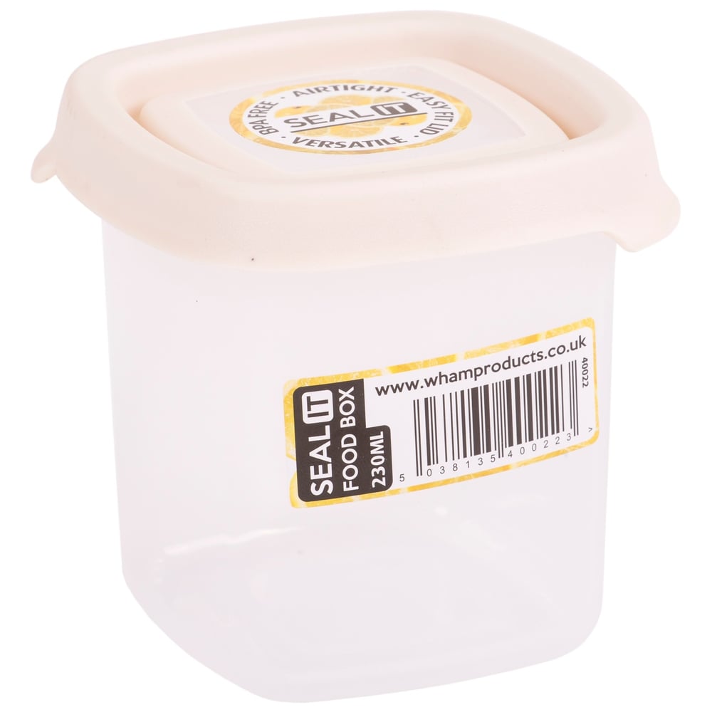 SeaL It Square Lunch Box Cream 230ml SeaL It Square Lunch Box Cream 230ml