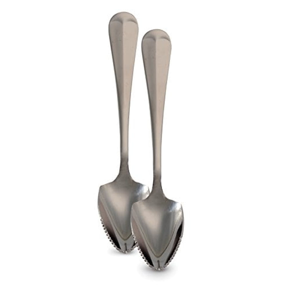 Hic Harold Import Co. Grapefruit Dessert Spoons With Pointed Tip And Serrated Edge (Set Of 2), 6 Hic Harold Import Co. Grapefruit Dessert Spoons With Pointed Tip And Serrated Edge (Set Of 2), 6