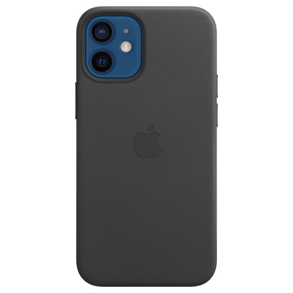 Apple iPhone 12 mini Leather Case with MagSafe - Black Apple iPhone 12 mini Leather Case with MagSafe - Black