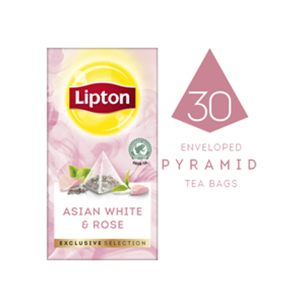 Lipton Asian White & Rose 30pcs pyramid tea bags