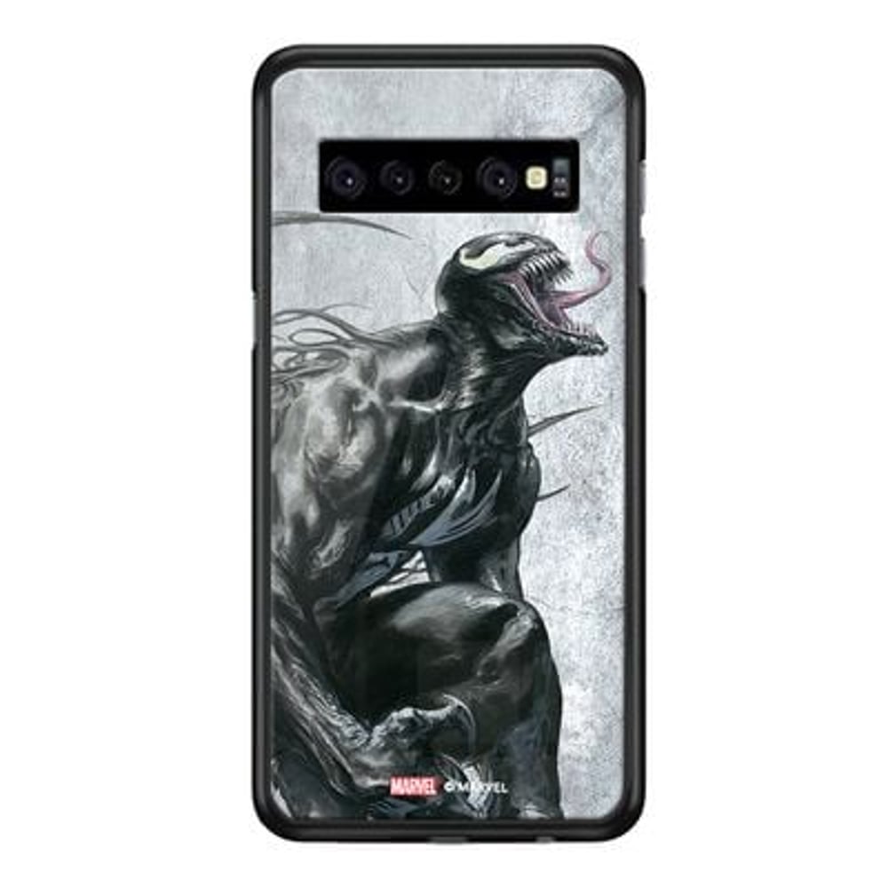 غطاء سامسونج S10 من مارفيل Venom Scream غطاء سامسونج S10 من مارفيل Venom Scream