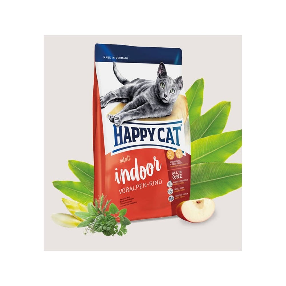 Happy Cat Adult Indoor Voralpen-rind (bevarian Beef) 4 Kg