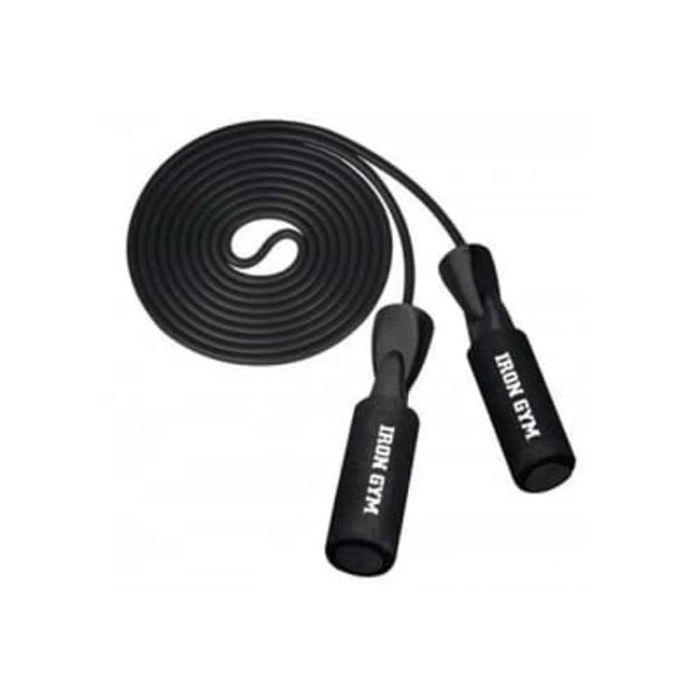 Iron Gym Iron-ig00085 Nylon Speed Rope, Black Iron Gym Iron-ig00085 Nylon Speed Rope, Black