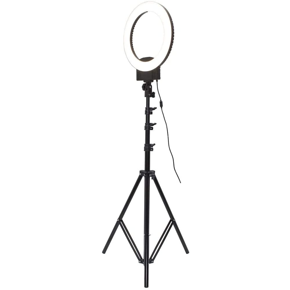 Coopic Rl-480sii Bio-color 3200k- 5600k Dimmable Ring Video Light (12 Inches/31 Centimeters Outer, 36w, 240 Pieces Led Smd) Black Coopic Rl-480sii Bio-color 3200k- 5600k Dimmable Ring Video Light (12 Inches/31 Centimeters Outer, 36w, 240 Pieces Led Smd) Black