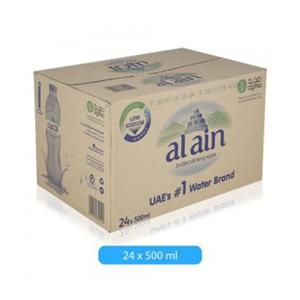 Al Ain Bottled Drinking Water 500ml Pack Of 24 Al Ain Bottled Drinking Water 500ml Pack Of 24