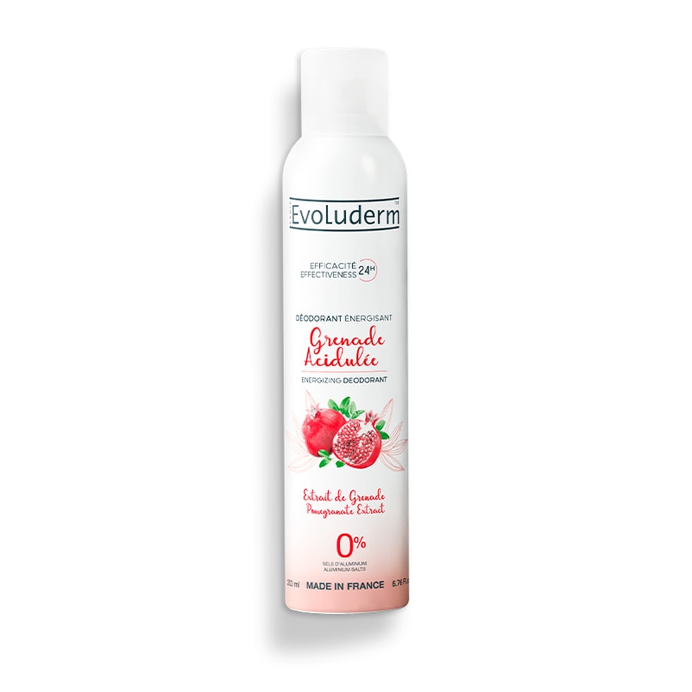 Evoluderm Deodorant Spray Acidulated Grenade 200 Ml