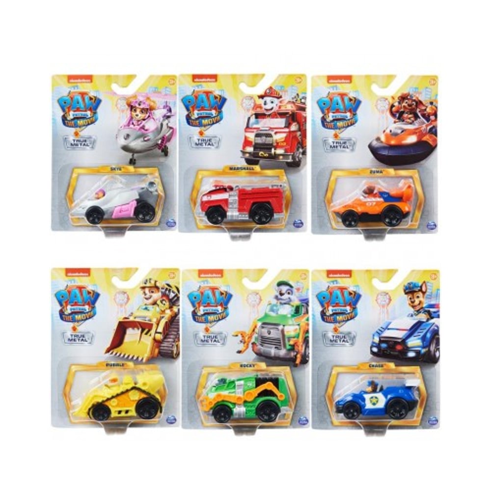 Paw Patrol Movie Die Cast Vehicle Pack Of 1 - Assortment Paw Patrol Movie Die Cast Vehicle Pack Of 1 - Assortment