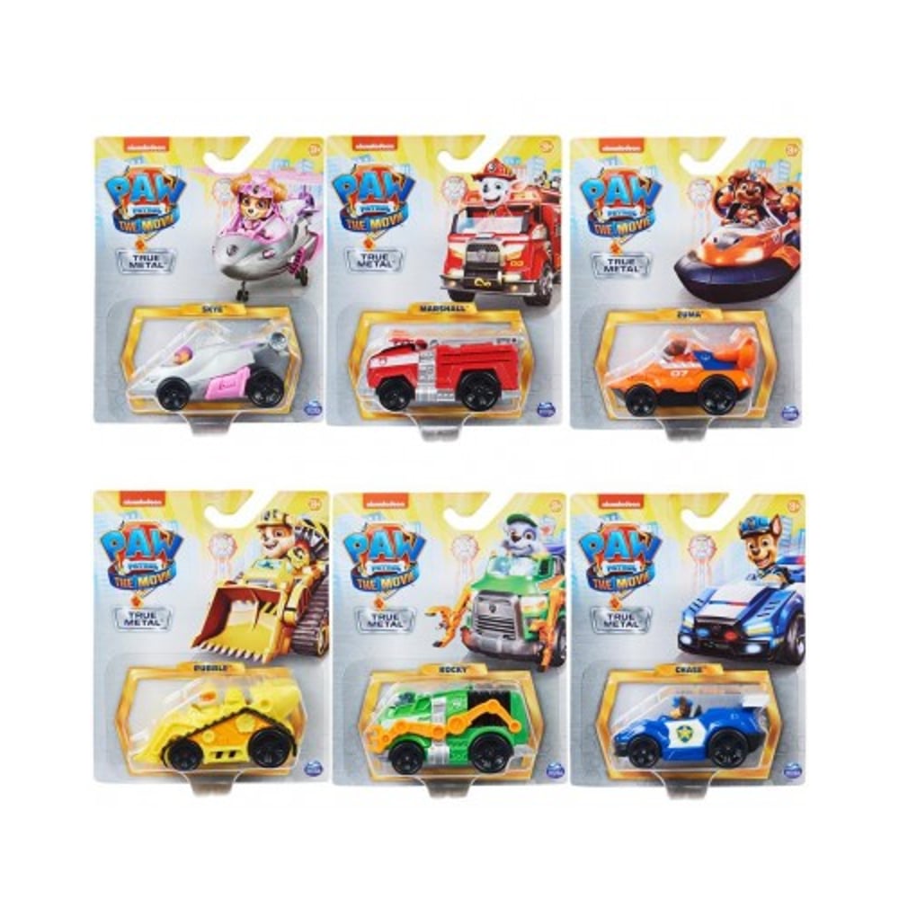 Paw Patrol Movie Die Cast Vehicle Pack Of 1 - Assortment