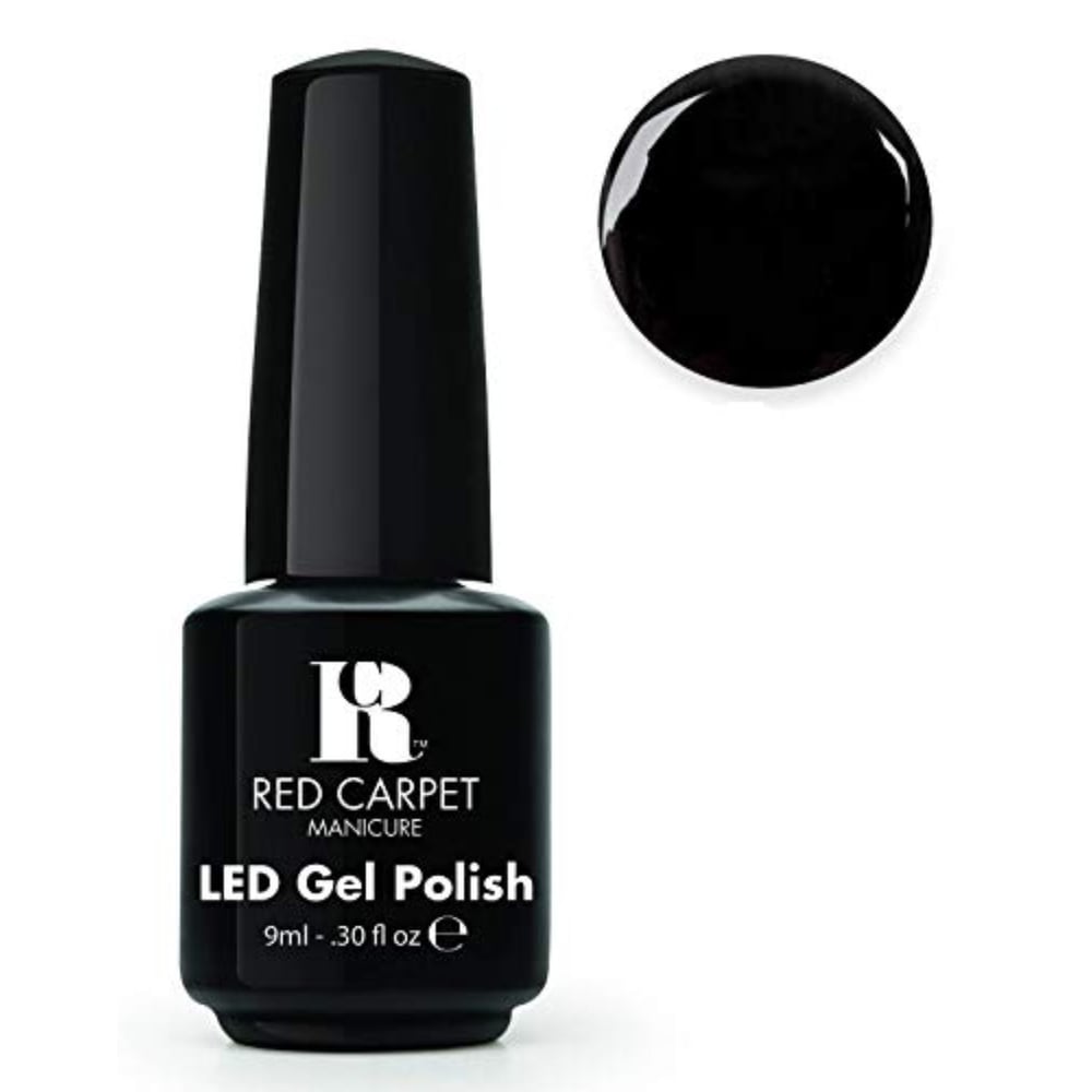 RC Red Carpet Manicure Black Stretch Limo Led Nail Gel Color 0.3 Fl. Oz. RC Red Carpet Manicure Black Stretch Limo Led Nail Gel Color 0.3 Fl. Oz.