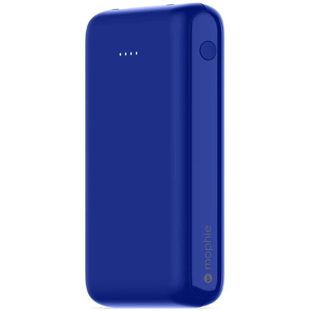 Mophie Power Bank Power Boost XL Portable Charger 10400 MAH - Blue / Cobalt Mophie Power Bank Power Boost XL Portable Charger 10400 MAH - Blue / Cobalt