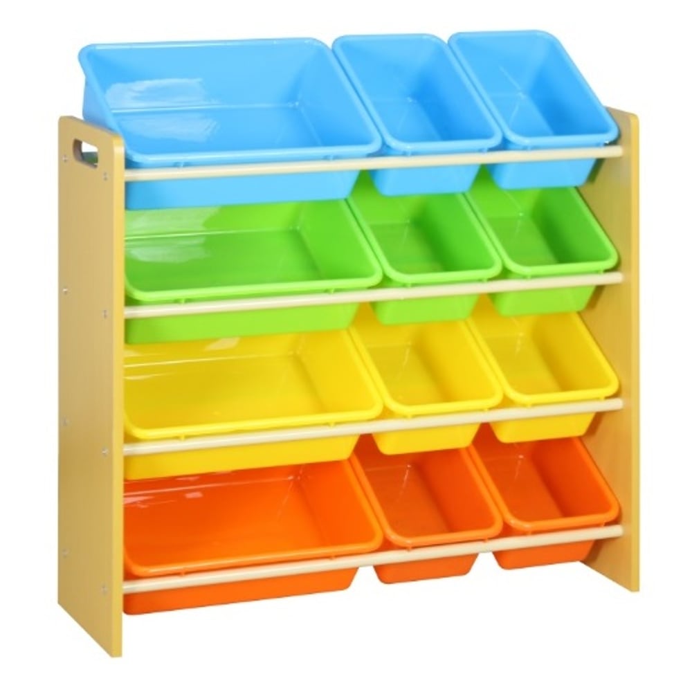 Class Kids Toy Storage Organizer 12 Plastic Bins Medium