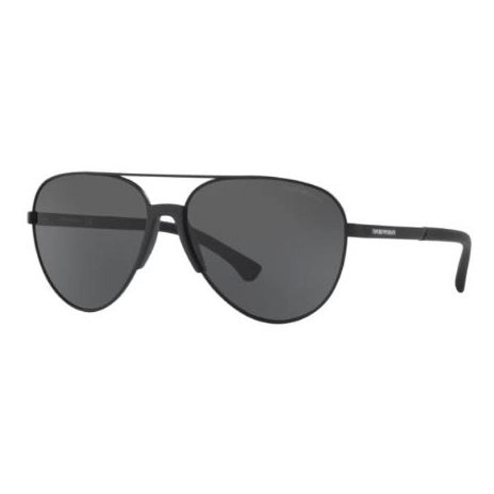 Emporio Armani matt Black Metal Men Sunglasses EA-2059-320387