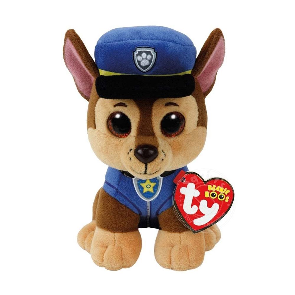 TY Beanie Boos Paw Patrol Chase 9inch 96319 TY Beanie Boos Paw Patrol Chase 9inch 96319