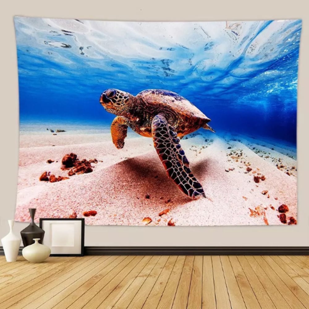 Deals for less - Wall Tapestry Home Decor, Turtle Design. Deals for less - Wall Tapestry Home Decor, Turtle Design.