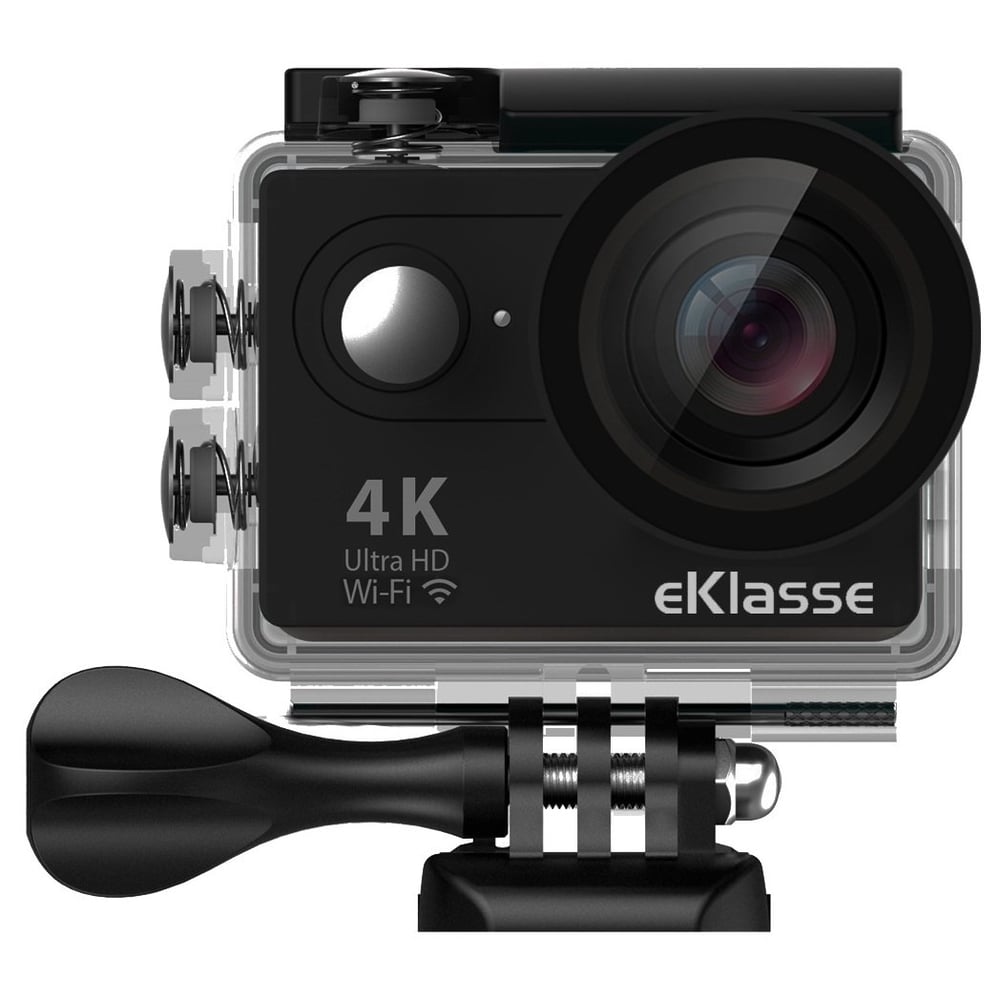 Eklasse EKAC01EG 4K Action Camera With Wi-Fi Black