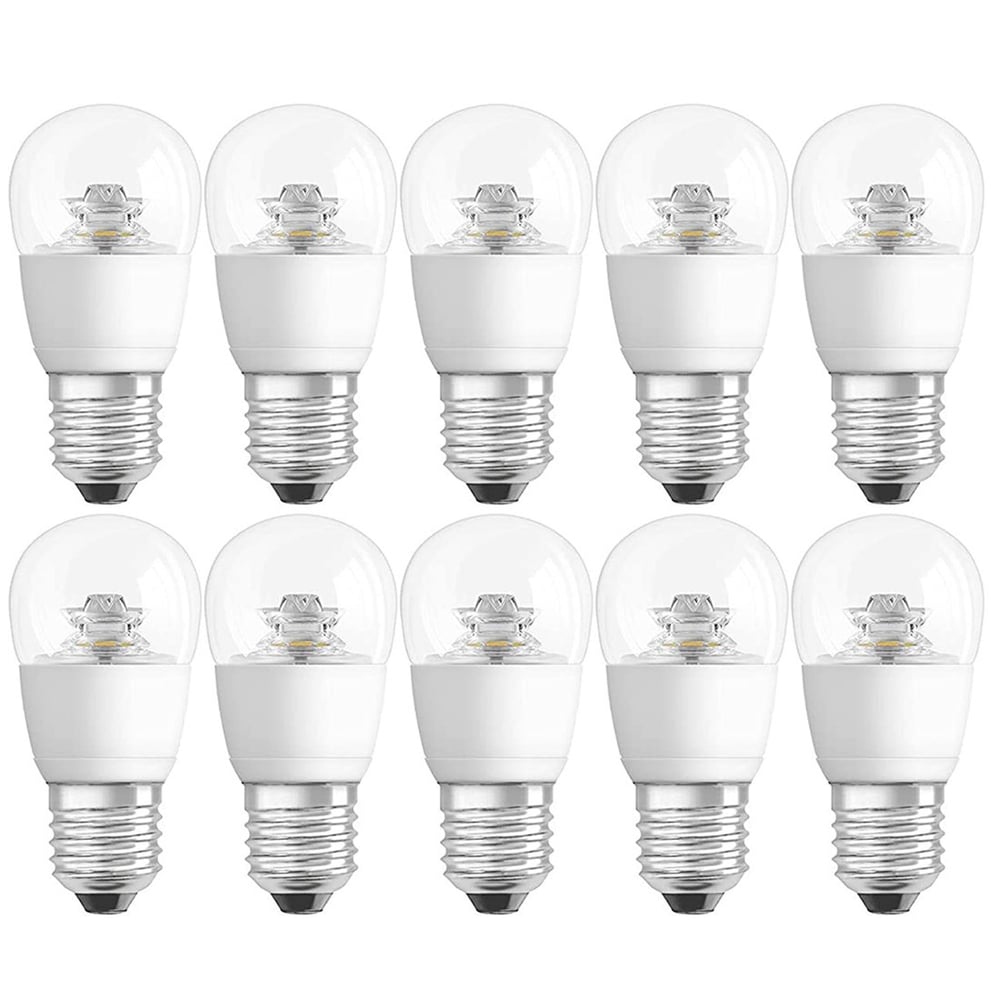 Osram Led Bulb E27 Classic P 6w Dimmable 2700k Warm White - Clear (pack Of 10)